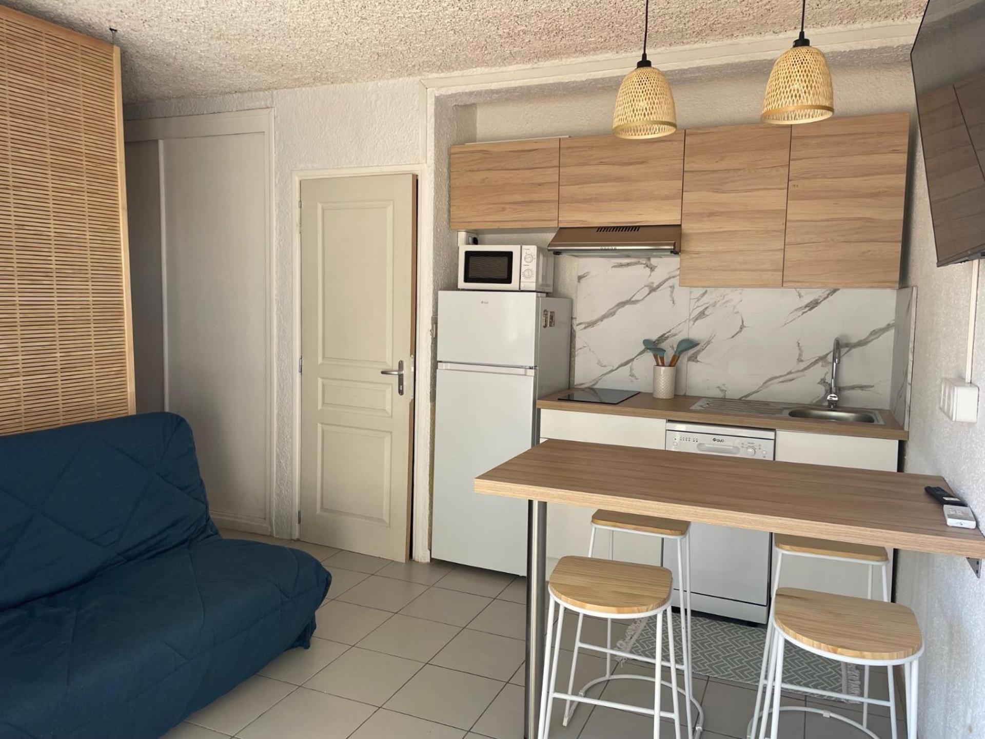 Studio Cosy A 300M De La Mer, Face Aux Festivals, Derriere La Night Life Le Barcarès Buitenkant foto